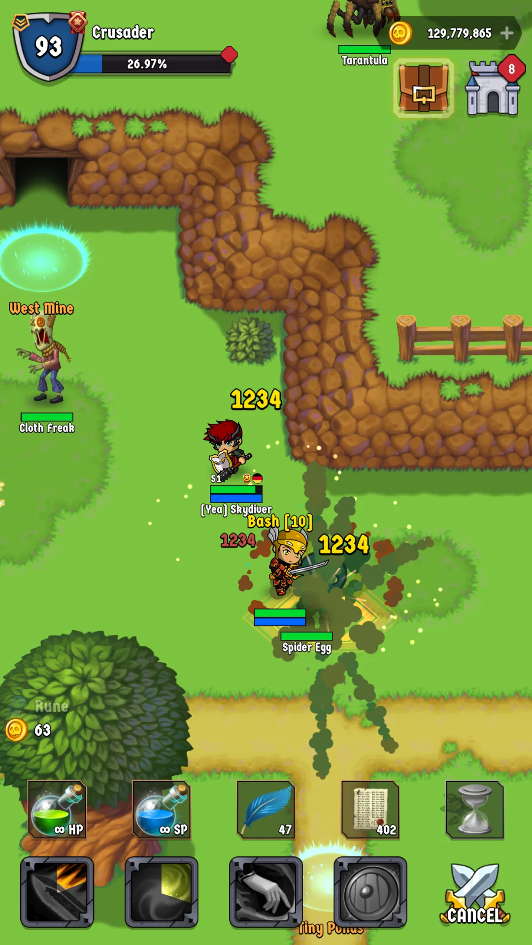 Walking Hero - Idle Battle RPG screenshot