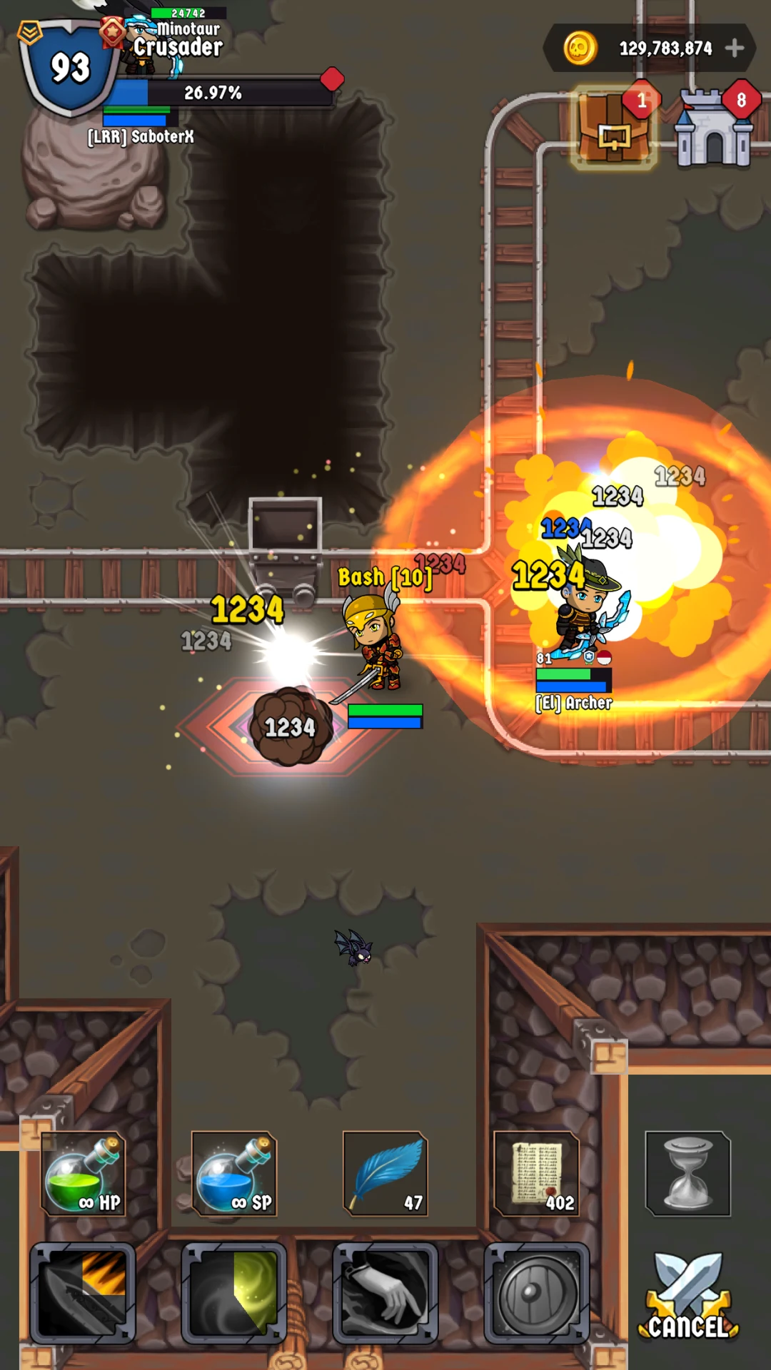 Walking Hero - Idle Battle RPG screenshot