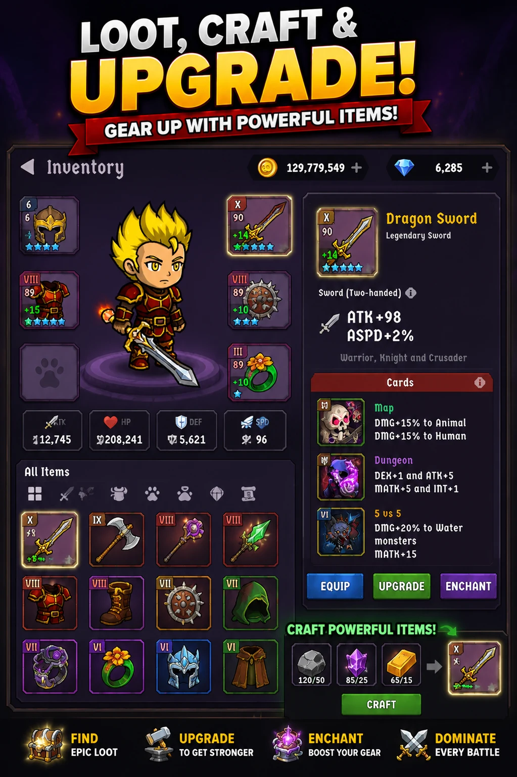 Walking Hero - Idle Battle RPG screenshot